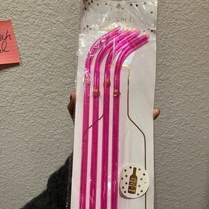 Slant Collections Wine Bottle Straws – Set of 4 (Brand New)